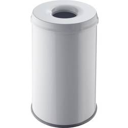 Helit Self-extinguishing paper bin, capacity 30 l, HxÃ 470 light grey, pack 2